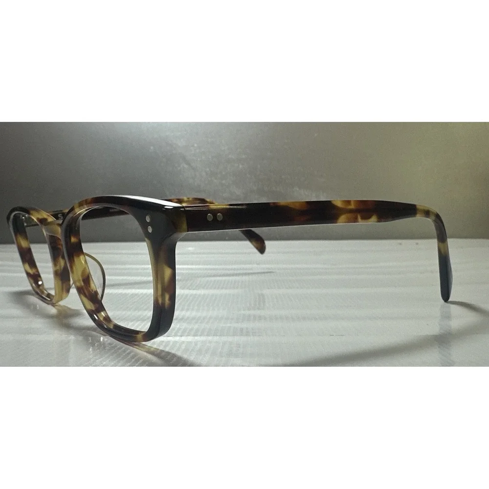 Salt. Sunglasses Frame Only Chuck BA Striped Brown Japan 49mm Handmade